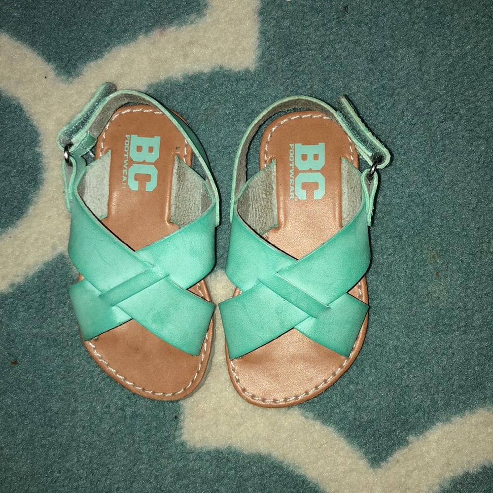 Mint green sandals